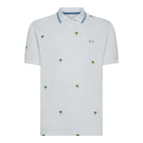 Sun68 Polo Mezza Manica Tinta Unita con Stampa per Neonato A35328XN BIANCO SUN68 