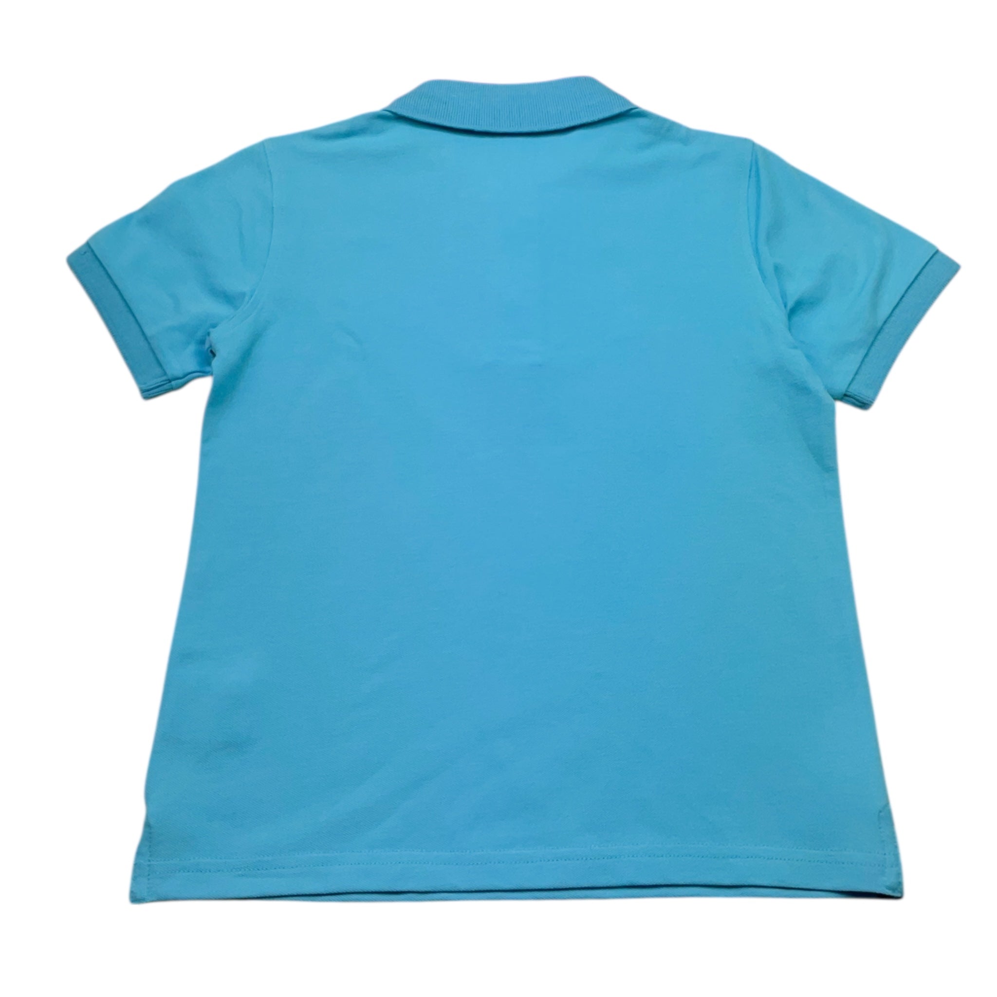 Sun68 Polo Mezza Manica Tinta Unita con Stampa per Bambino CPA35313 AZZURRO SUN68 