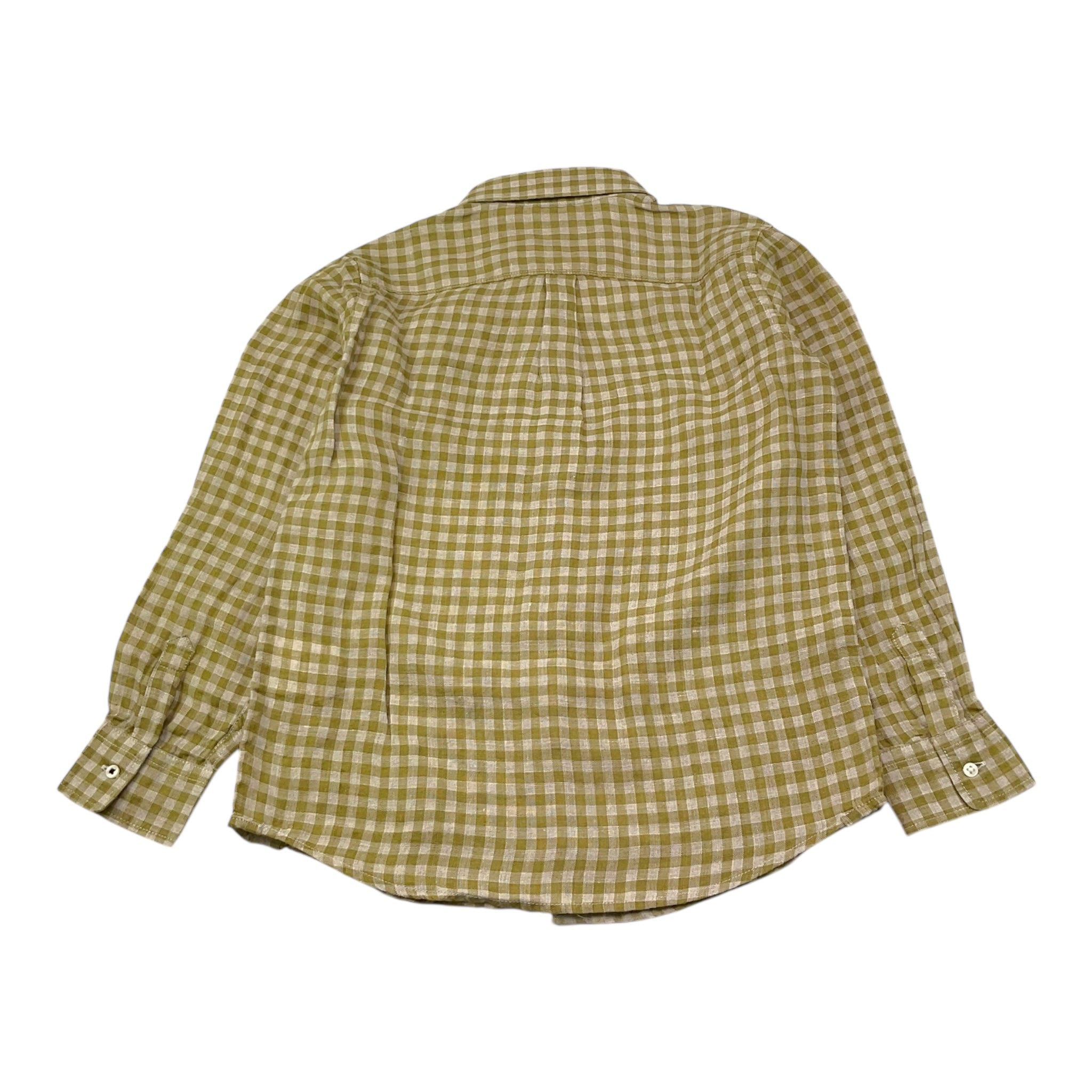 Sun68 Camicia Tinta Unita con Fantasia A Quadri per Bambino CPS35310 BEIGE SUN68 
