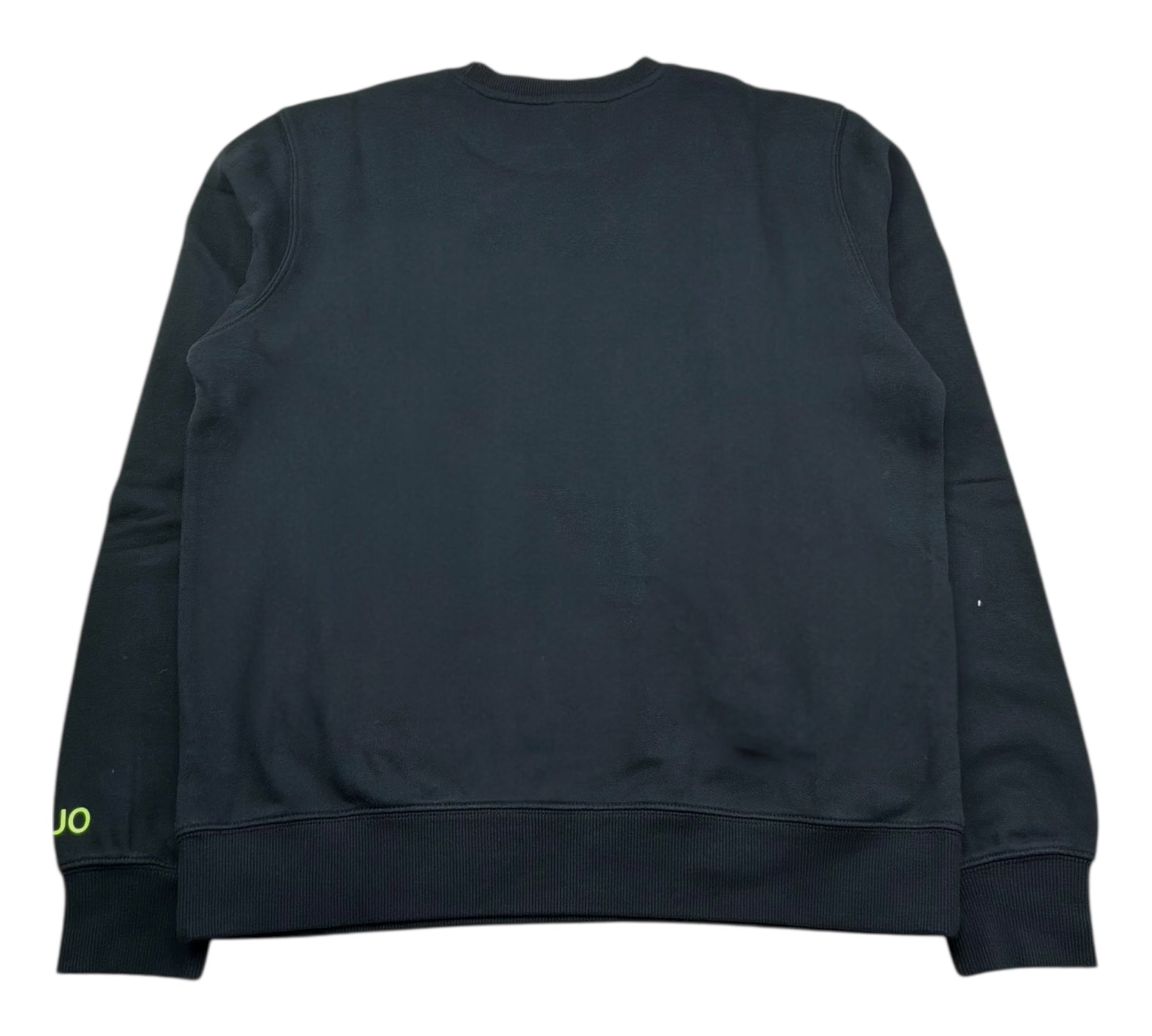 Sun68 Felpa Chiusa Girocollo Tinta Unita con Logo per Bambino F31310 NERO SUN68 