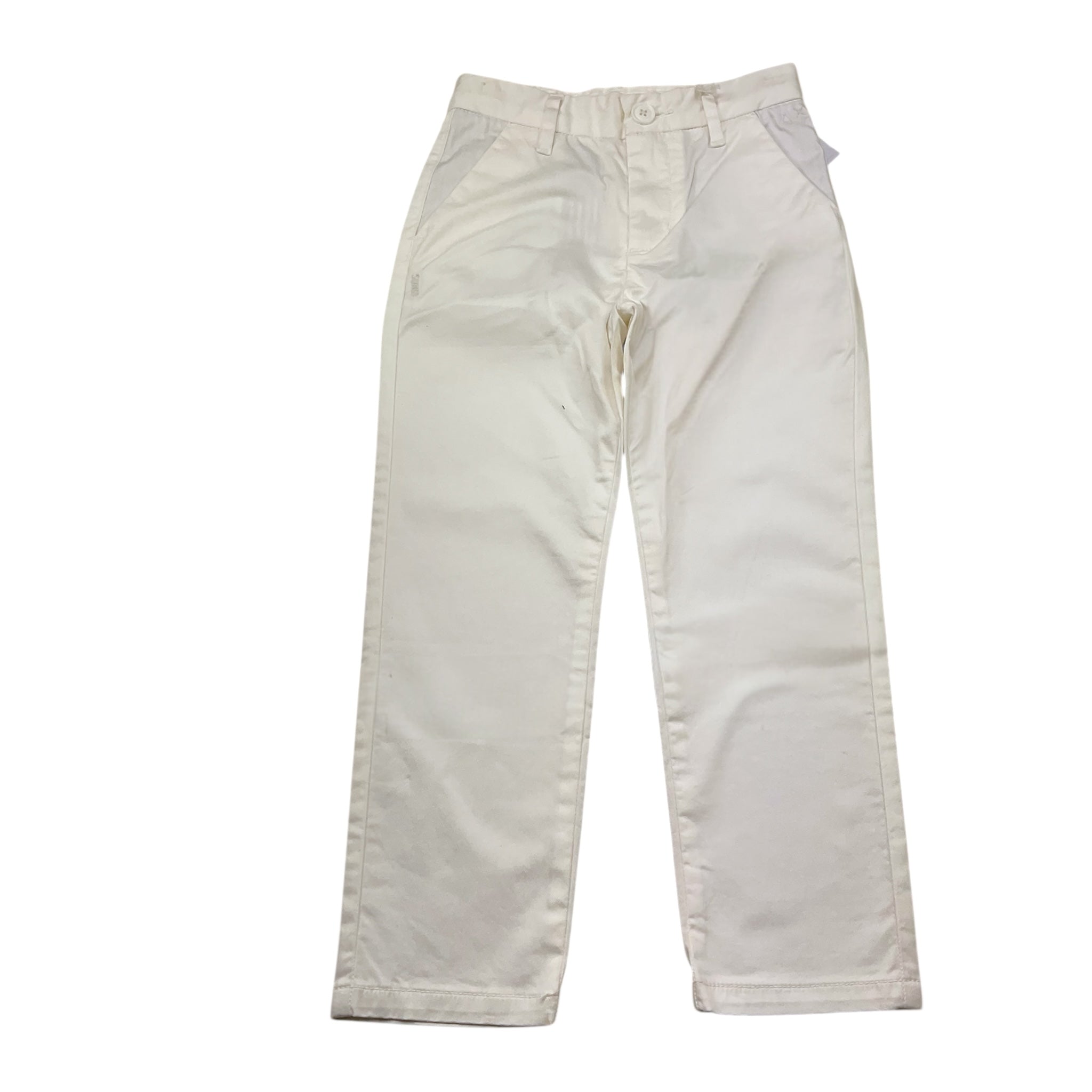 Sun68 Pantalone Tinta Unita con Tasche America per Bambino P35301X BIANCO SUN68 