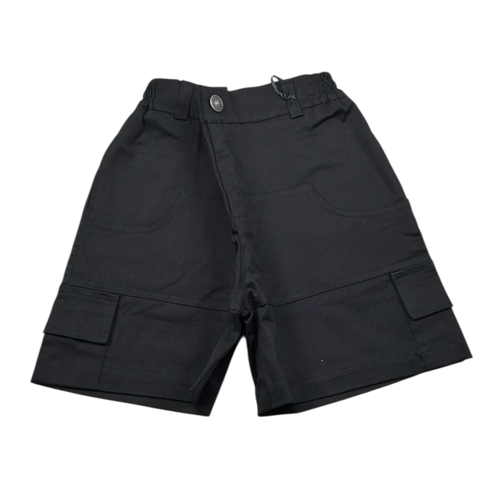 Syst Bermuda Tinta Unita con Elastico In Vita per Neonato BRB5000 NERO SYST 