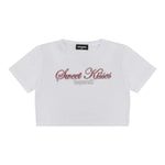 The North Face T-Shirt tinta unita con Stampa Bianco per Bambina DQ2728 BIANCO THE NORTH FACE 