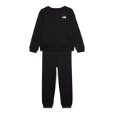 The North Face Completo 2 Pezzi Felpa-Pantalone Tinta Unita per Bambino NF0A84N3JK3 NERO THE NORTH FACE 