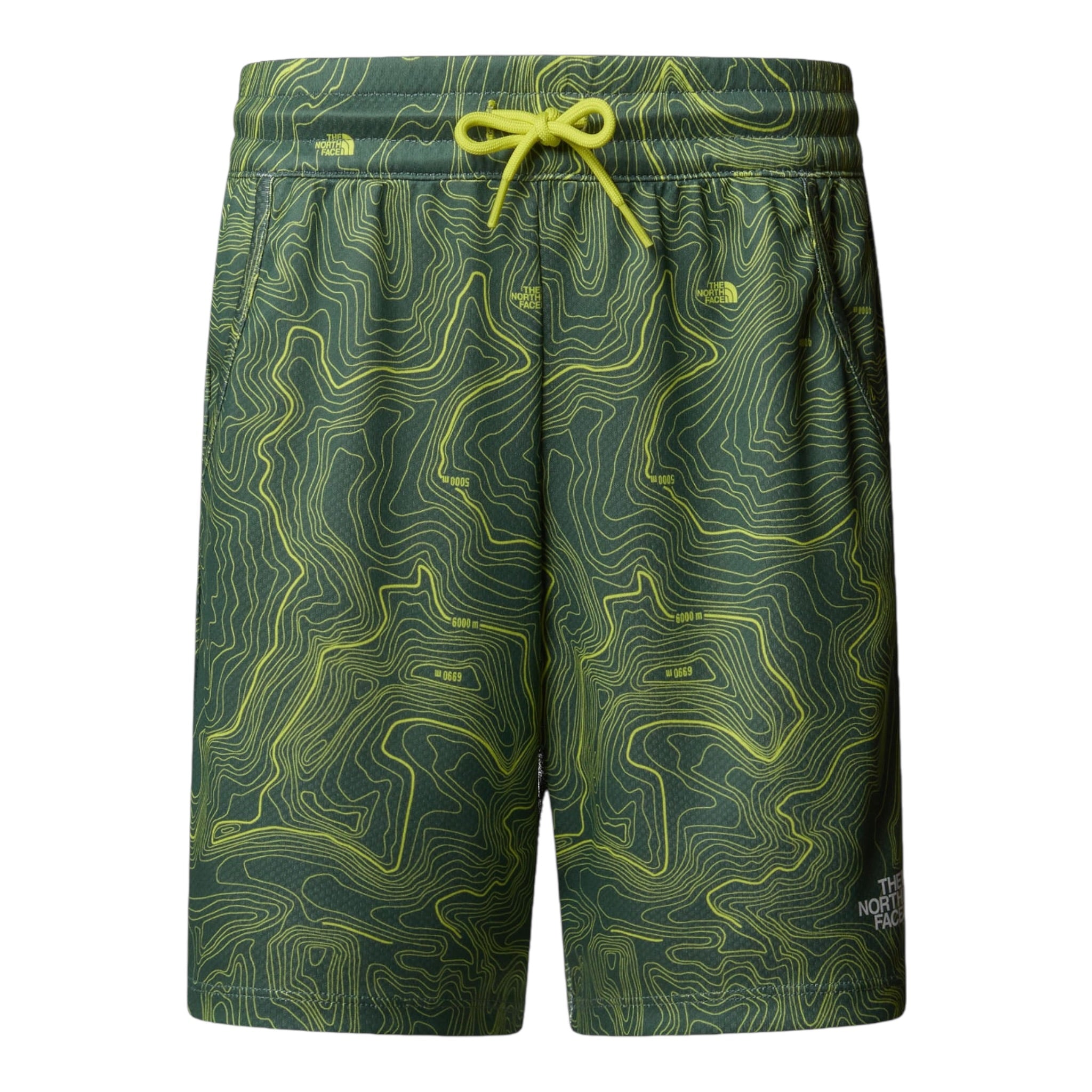 The North Face Bermuda tinta unita con Fantasia E Elastico In Vita Verde per Bambino NF0A86U464TX VERDE THE NORTH FACE 
