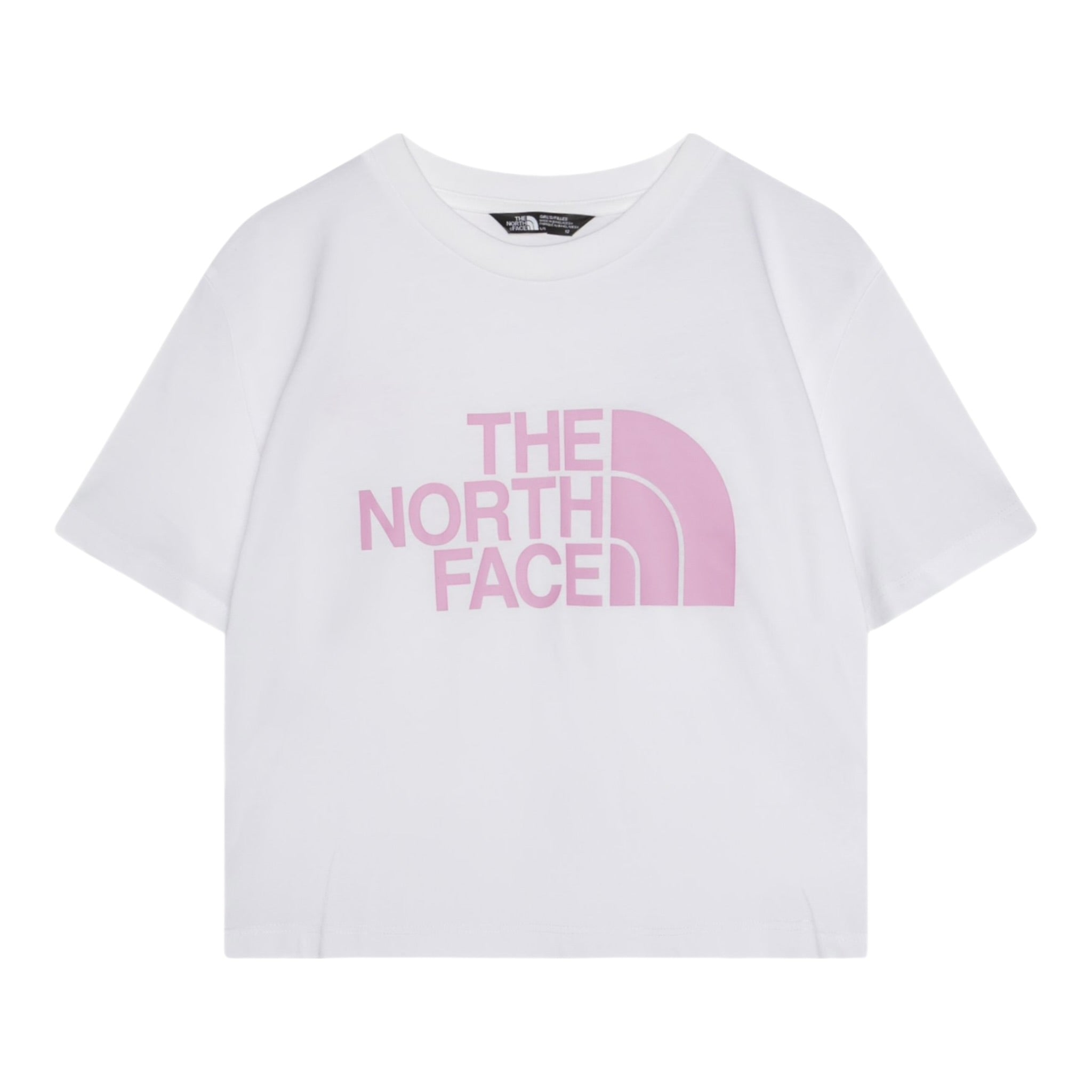 The North Face T-Shirt Girocollo tinta unita con Stampa Bianco per Bambina NF0A8DRQ9ZT BIANCO THE NORTH FACE 