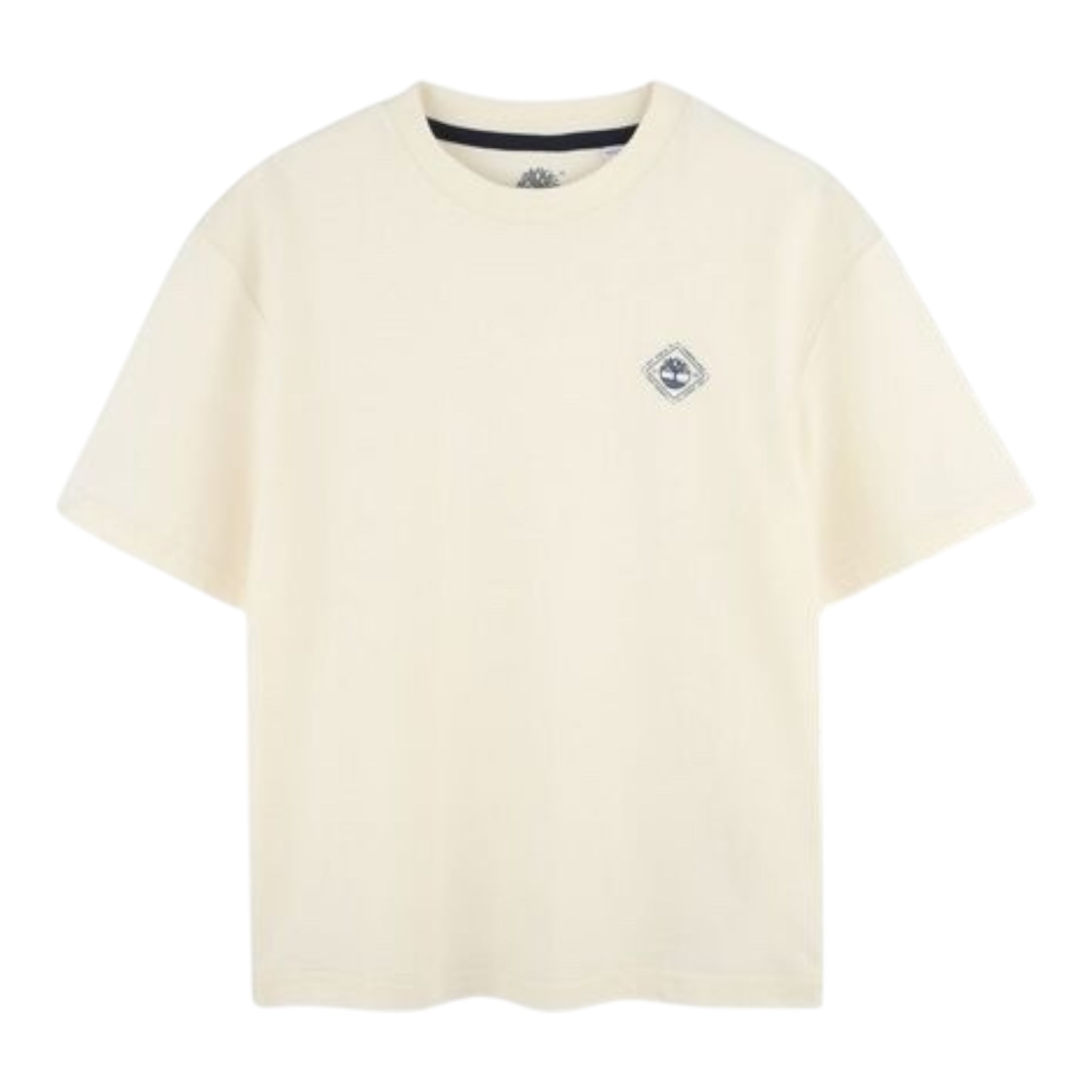 Timberland T-Shirt Girocollo Tinta Unita con Stampa per Bambino T60424 PANNA TIMBERLAND 