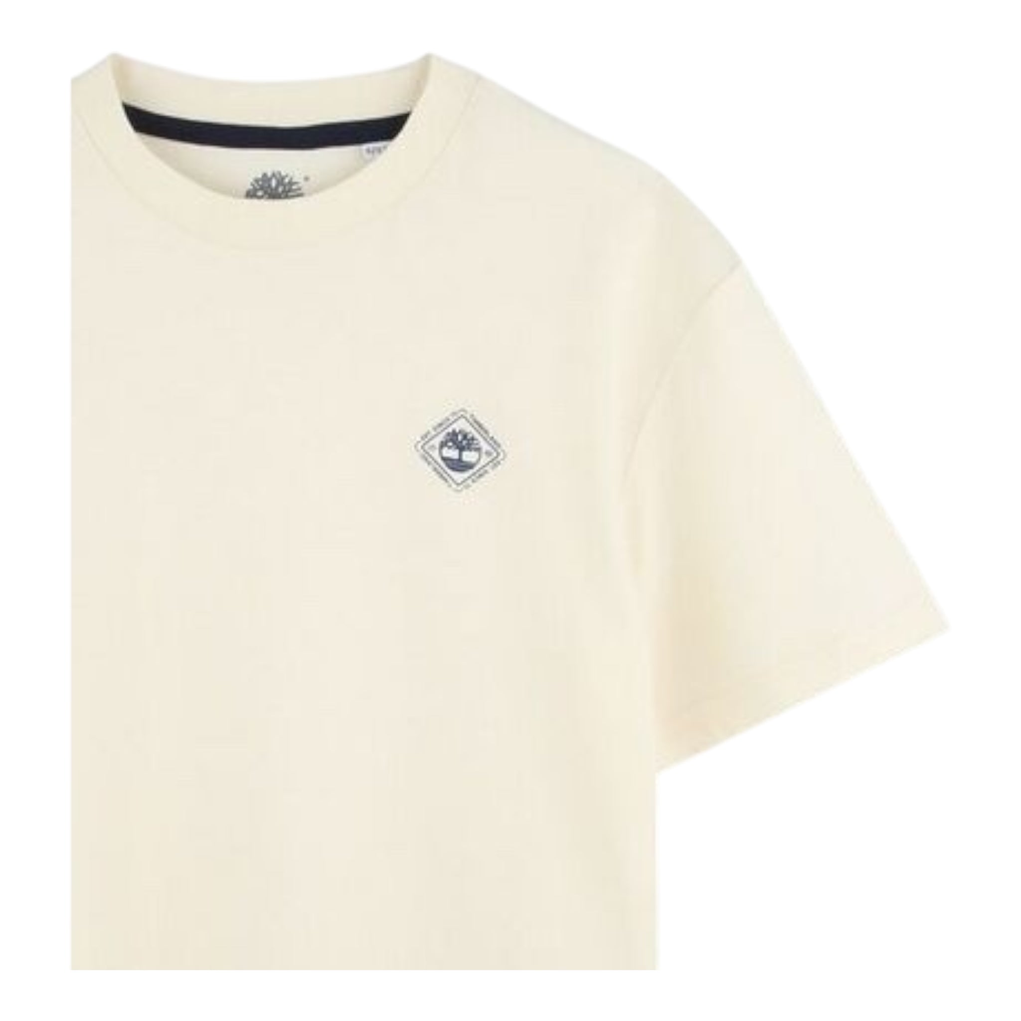 Timberland T-Shirt Girocollo Tinta Unita con Stampa per Bambino T60424 PANNA TIMBERLAND 