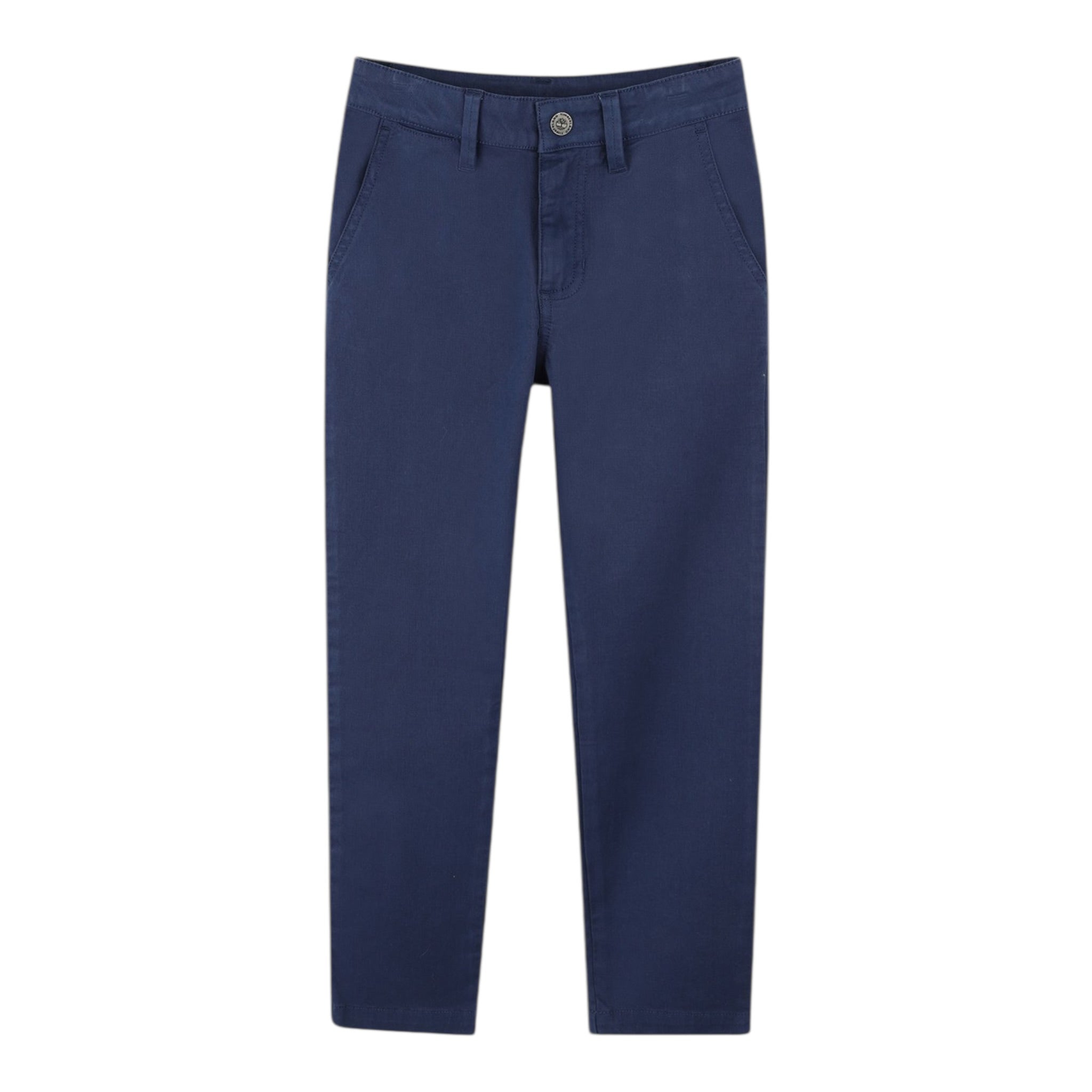 Timberland Pantalone Tinta Unita con Tasche America per Bambino T60469 BLU TIMBERLAND 
