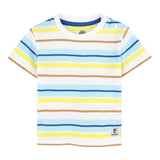 Timberland T-Shirt Tinta Unita con Fantasia A Righe per Neonato T60513N BIANCO TIMBERLAND 