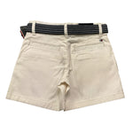 Tommy Hilfiger Bermuda Tinta Unita con Cinturino per Bambino KB0KB08127 PANNA TOMMY HILFIGER 