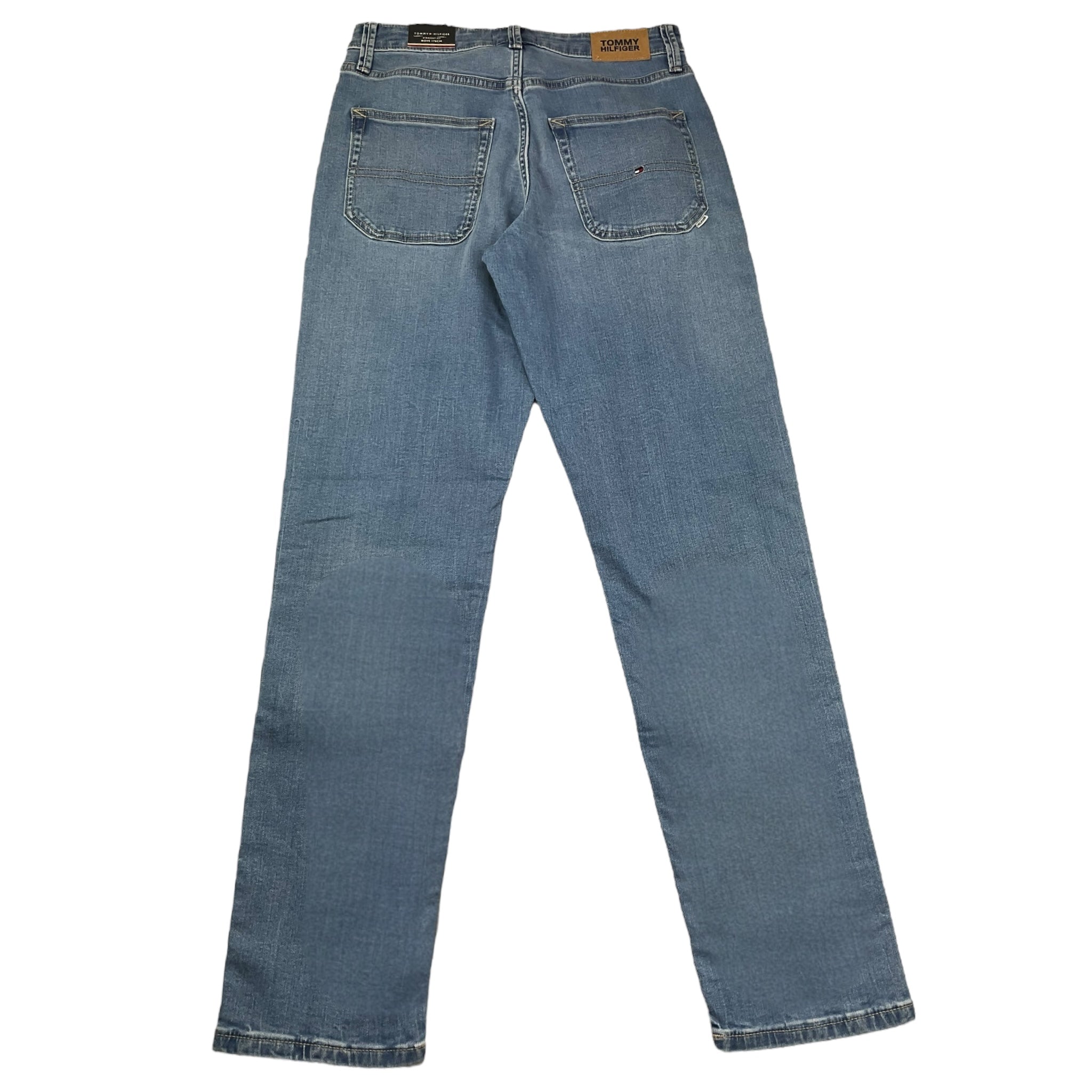 Tommy Hilfiger Bermuda In Denim Tinta Unita per Bambino KB0KB09039 AZZURRO TOMMY HILFIGER 