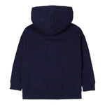 Tommy Hilfiger Felpa con Bottoni E Cappuccio Tinta Unita per Bambino KB0KB09314 BLU TOMMY HILFIGER 