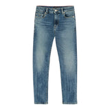 Tommy Hilfiger Jeans Tinta Unita con Girovita Regolabile per Bambino KB0KB09326X BLU TOMMY HILFIGER 