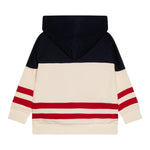 Tommy Hilfiger Felpa Multicolor con Cappuccio E Stampa per Bambino KB0KB09584 BEIGE TOMMY HILFIGER 