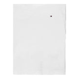 Tommy Hilfiger T-Shirt Girocollo Tinta Unita con Logo per Bambino KB0KB09646 BIANCO TOMMY HILFIGER 
