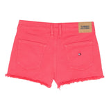 Tommy Hilfiger Short Tinta Unita con Girovita Regolabile per Bambina KG0KG07242 ROSA TOMMY HILFIGER 