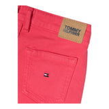 Tommy Hilfiger Short Tinta Unita con Girovita Regolabile per Bambina KG0KG07242 ROSA TOMMY HILFIGER 