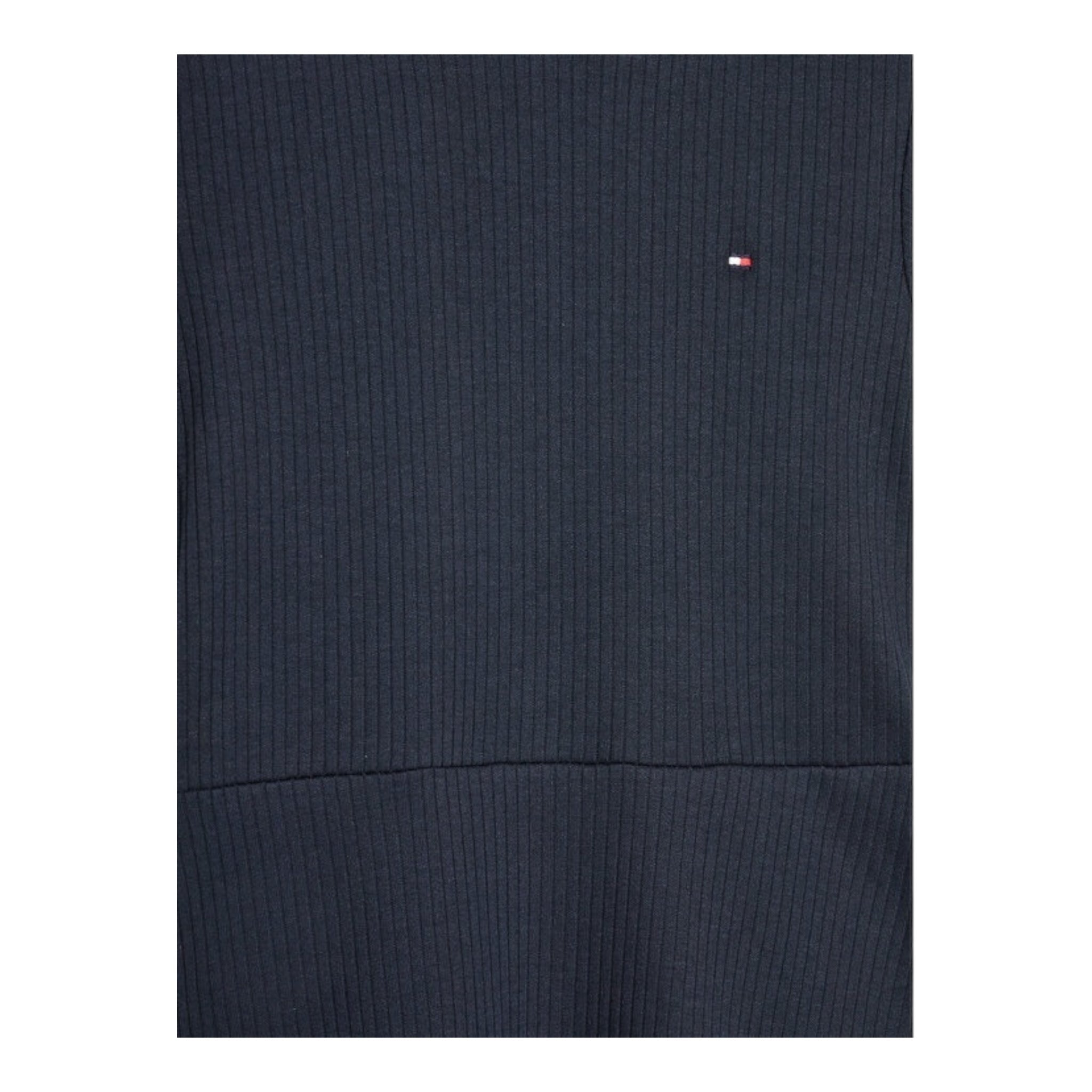 Tommy Hilfiger Abito Mezza Manica Tinta Unita con Stampa per Bambina KG0KG07784 BLU TOMMY HILFIGER 