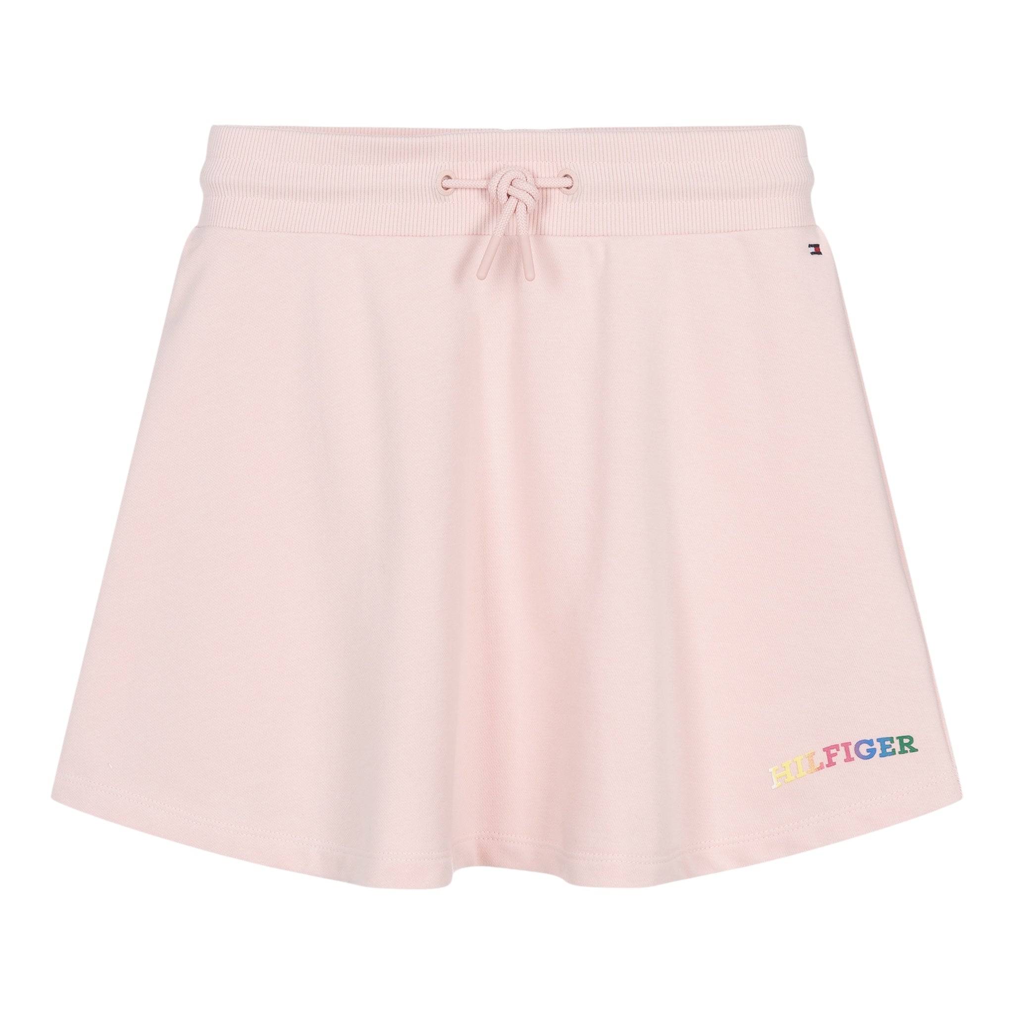 Tommy Hilfiger gonnaTinta Unita con Stampa per Bambina KG0KG07850 ROSA TOMMY HILFIGER 