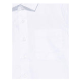 Trussardi Camicia Mezza Manica Tinta Unita con Logo per Bambino TBP25050CA BIANCO TRUSSARDI 