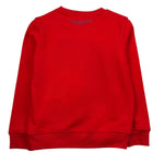 Trussardi Felpa Girocollo Tinta Unita con Logo per Bambino TBP26001FE ROSSO TRUSSARDI 