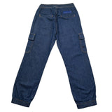Trussardi Jeans Tinta Unita con Elastico In Vita per Bambino TBP26052PA BLU TRUSSARDI 
