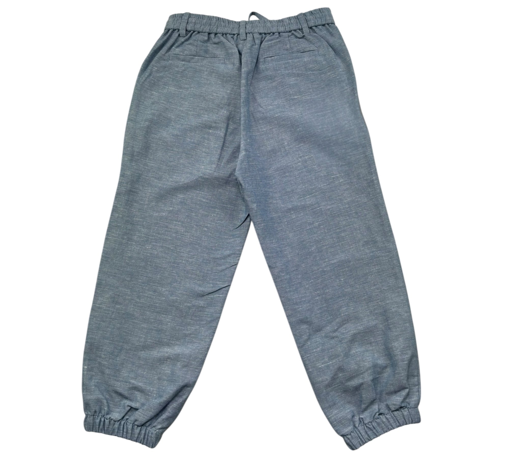 Trussardi Pantalone Tinta Unita con Elastico In Vita per Bambino TBP26067PA AZZURRO TRUSSARDI 
