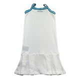 Trussardi Abito Tinta Unita con Profili Logati per Bambina TGP26071VE BIANCO TRUSSARDI 