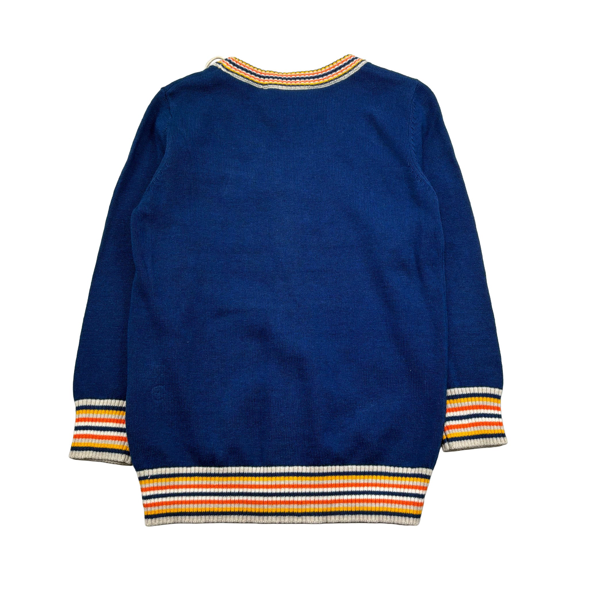 Trussardi Cardigan Tinta Unita con Logo per Bambino TGP260732CD BLU TRUSSARDI 