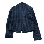 Trussardi Giacca Tinta Unita con Fantasia A Righe per Bambina TGP26087GC BLU TRUSSARDI 