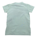 Trussardi T-Shirt Tinta Unita Girocollo con Stampa per Neonata TIP21087 VERDE ACQUA TRUSSARDI 