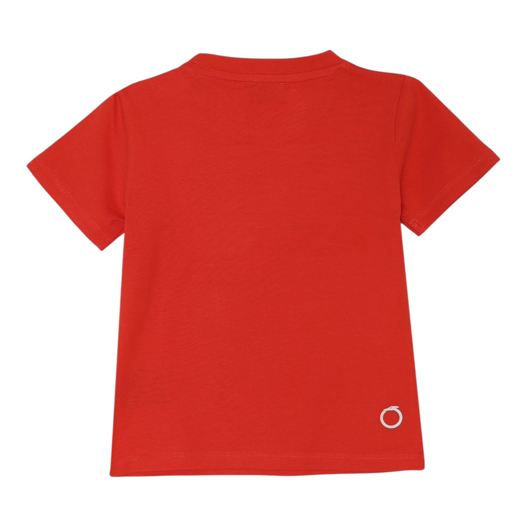 Trussardi T-Shirt Girocollo Tinta Unita con Stampa per Neonato TIP25011TS ROSSO TRUSSARDI 