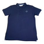 Trussardi Polo Tinta Unita con Logo Mezza Manica per Neonato TIP25014PO BLU TRUSSARDI 