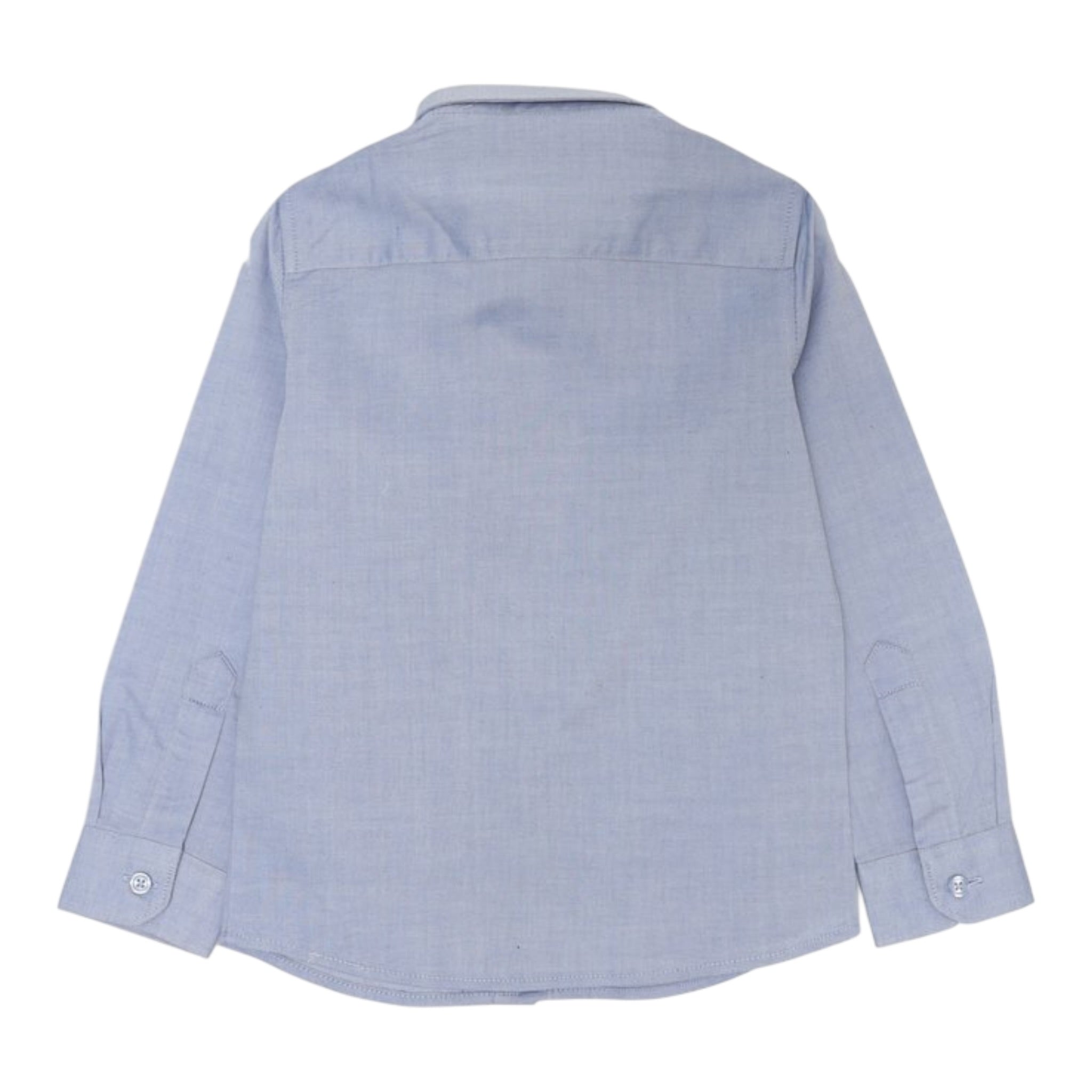 Trussardi Camicia Manica Lunga Tinta Unita per Neonato TIP25047CA AZZURRO TRUSSARDI 