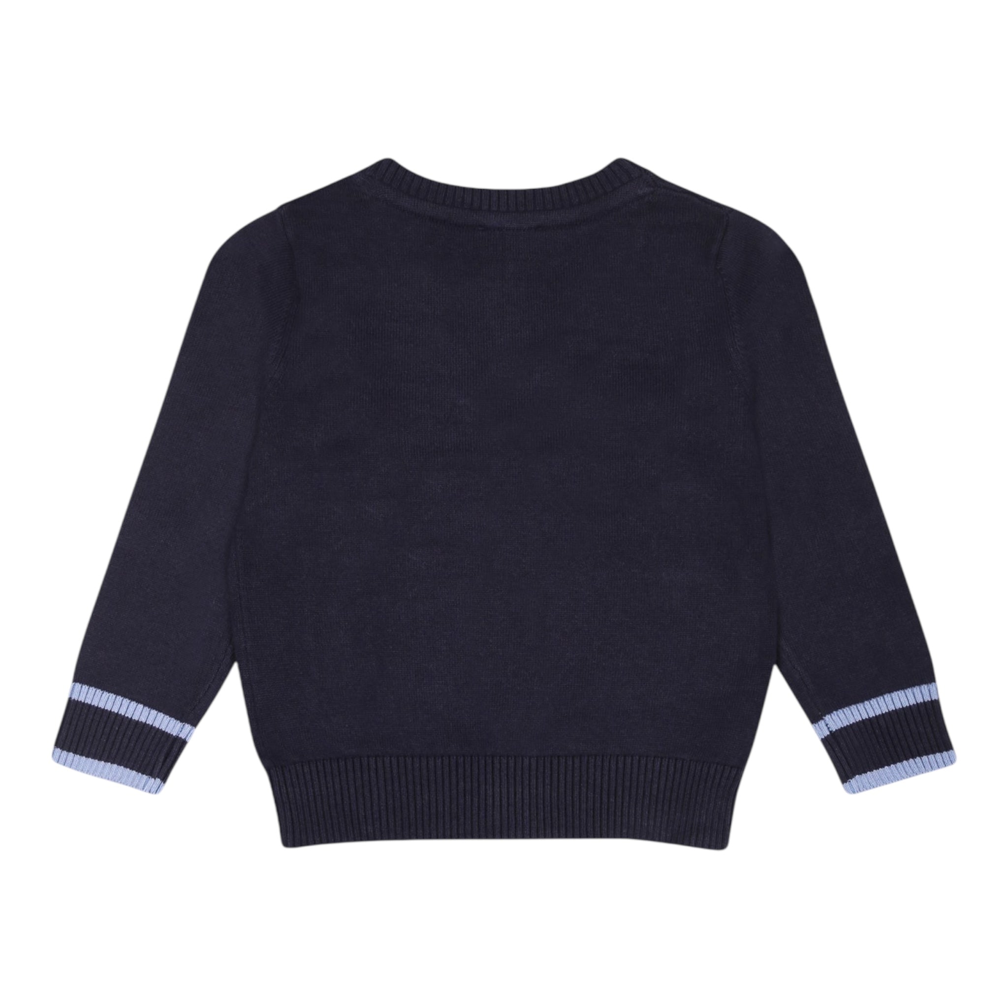 Trussardi Cardigan Tinta Unita con Logo per Neonato TIP25049CD BLU TRUSSARDI 