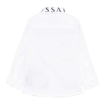 Trussardi Camicia Tinta Unita con Logo per Neonato TIP25091CAX BIANCO TRUSSARDI 