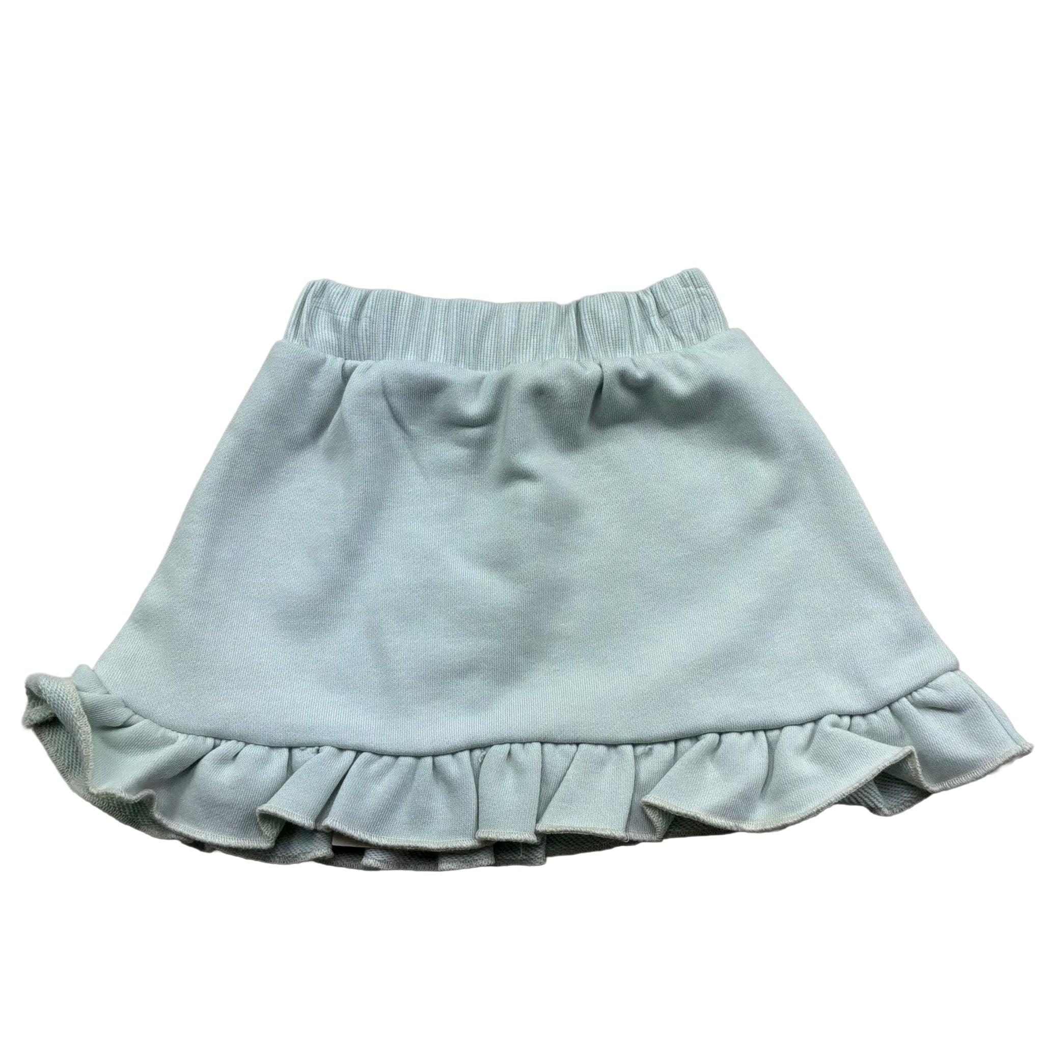 Trussardi Gonna Tinta Unita con Elastico In Vita per Neonata TIP26016GO VERDE ACQUA TRUSSARDI 