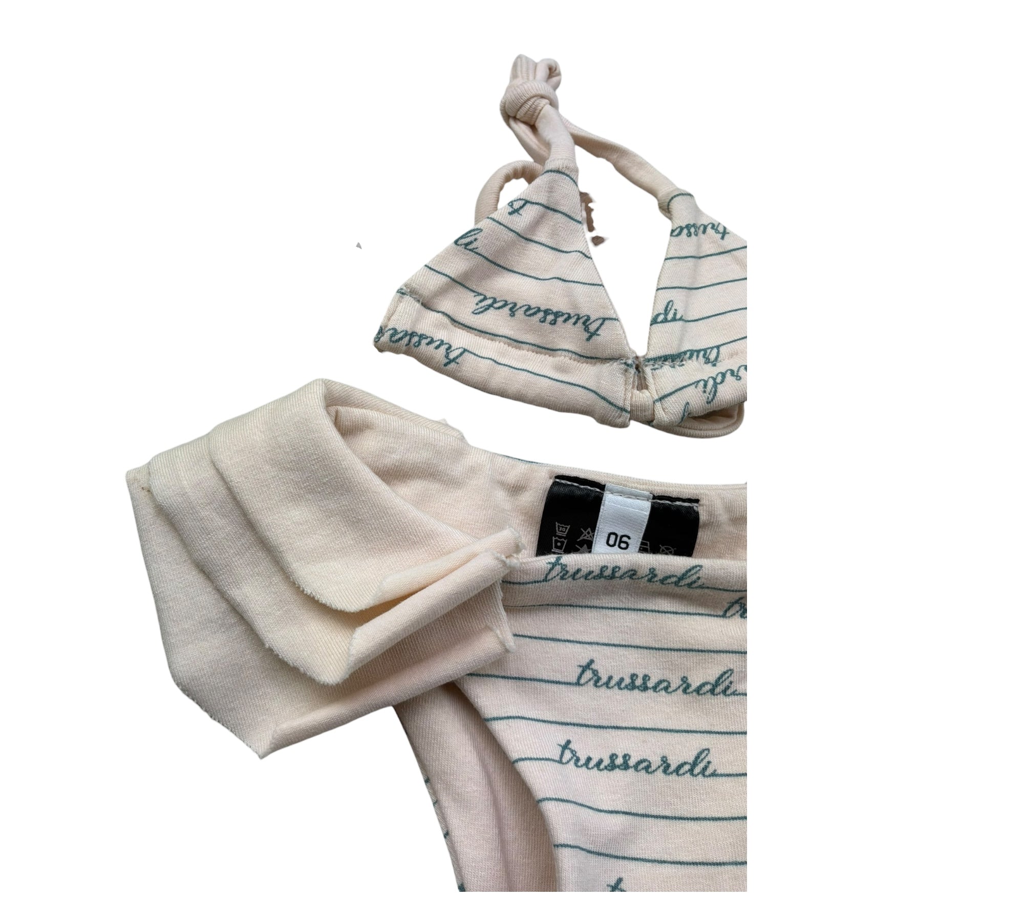Trussardi Costume 2 Pezzi Fascia-Mutandina per Neonata TIP26027CO ROSA TRUSSARDI 