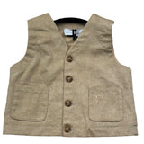 Trussardi Gilet Tinta Unita con Taschini per Neonato TIP26057GT BEIGE TRUSSARDI 