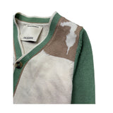Trussardi Cardigan Stampa Fantasia Scollo A V per Neonato TIP26069CD PANNA TRUSSARDI 