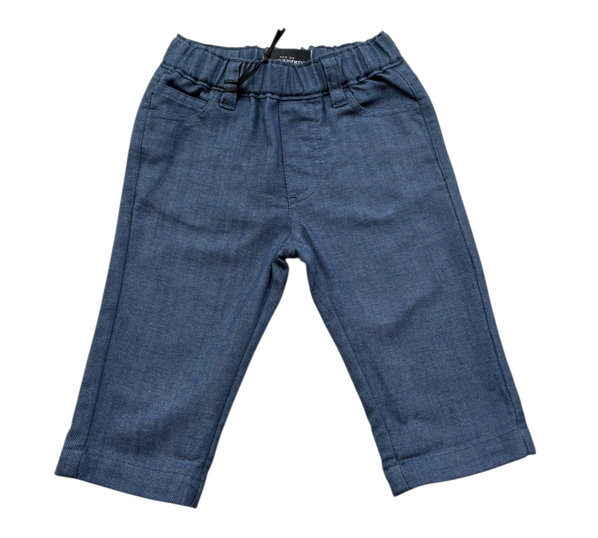 Trussardi Jeans Tinta Unita con Elastico In Vita per Neonato TIP26076JE BLU TRUSSARDI 