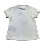Trussardi T-Shirt Girocollo Tinta Unita con Stampe per Neonato TIP26083TS PANNA TRUSSARDI 