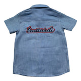 Trussardi Camicia Mezza Manica Tinta Unita con Taschino per Neonato TIP26104CA AZZURRO TRUSSARDI 