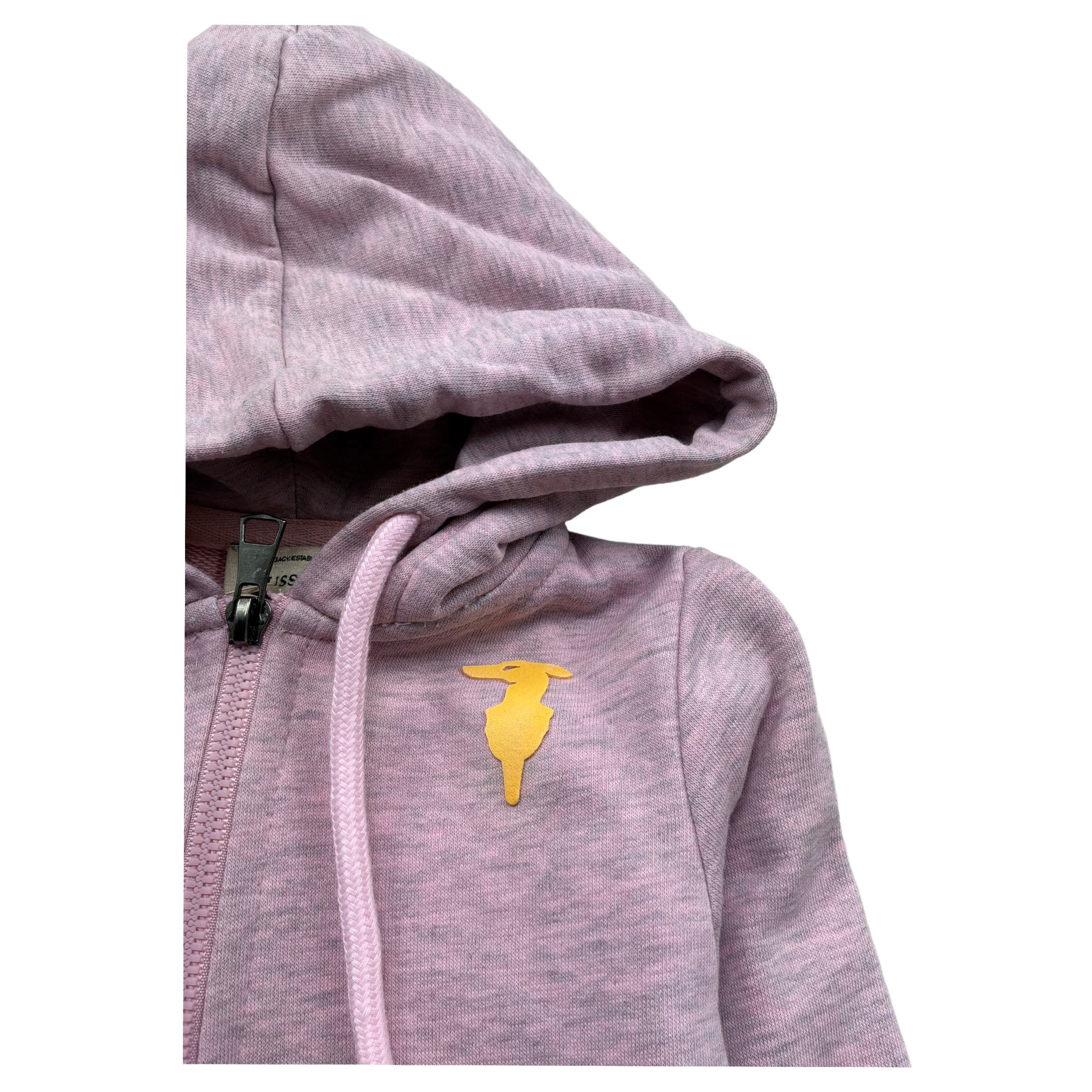 Trussardi Felpa con Zip E Cappuccio Tinta Unita per Neonata TIP26137FE ROSA TRUSSARDI 
