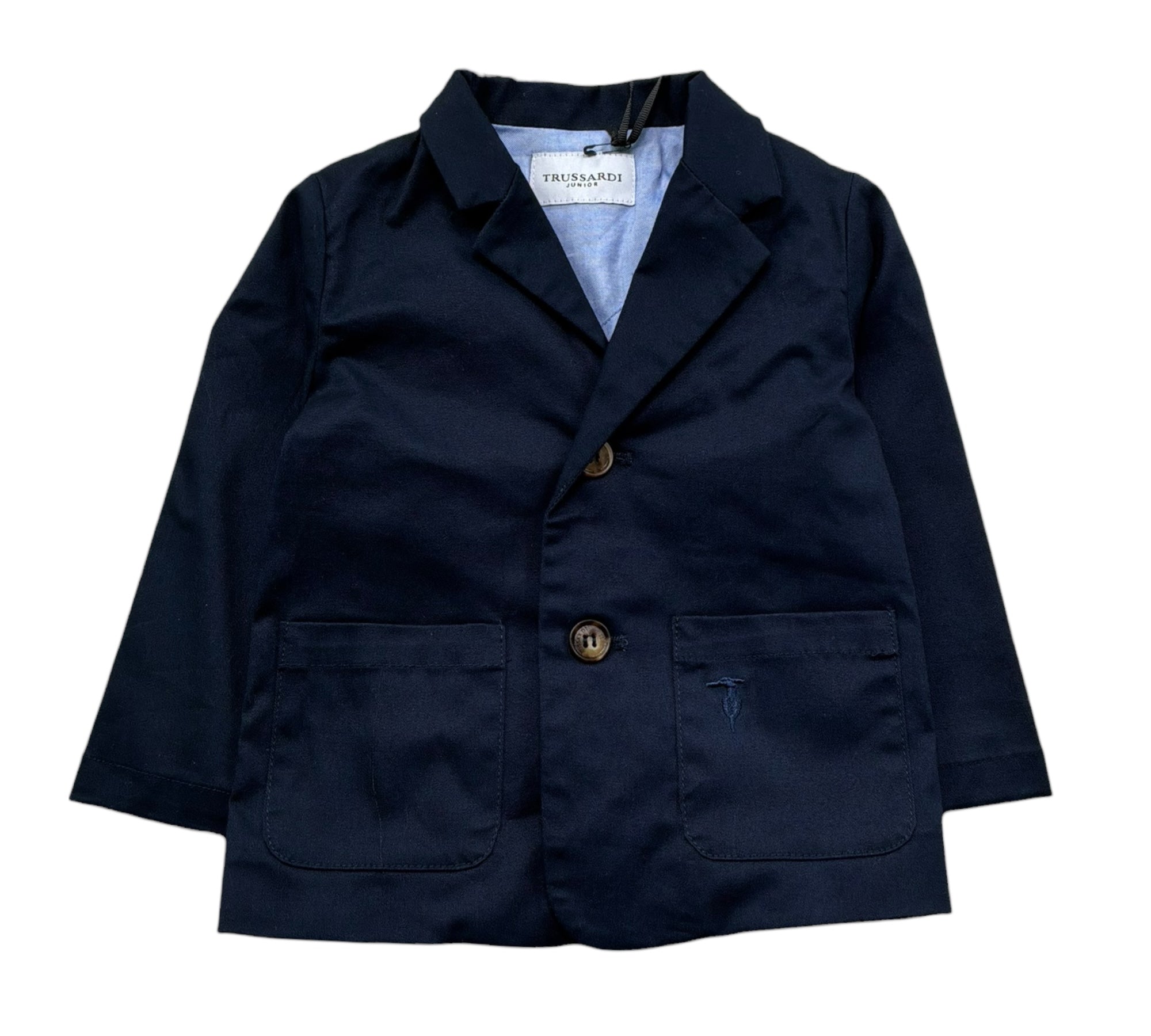 Trussardi Giacca Tinta Unita con Bottoni per Neonato TIP26144GC BLU TRUSSARDI 