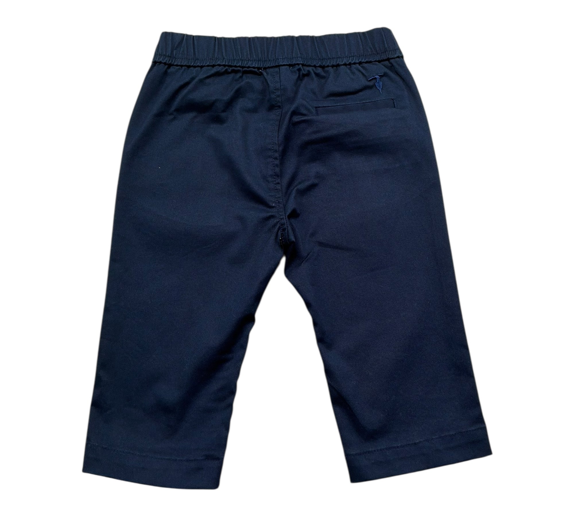 Trussardi Pantalone Tinta Unita con Elastico In Vita per Neonato TIP26148PA BLU TRUSSARDI 