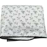 Trussardi Coperta Tinta Unita con Stampe Logo per Neonato TL26004CE BIANCO TRUSSARDI 