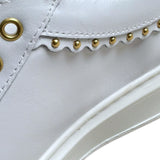 Twinset Sneakers Tinta Unita con Applicazioni E Lacci per Bambina 251GCJ050 BIANCO TWINSET 