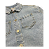 Twinset Giubbino In Denim Tinta Unita per Bambina 251GJ2512 AZZURRO TWINSET 